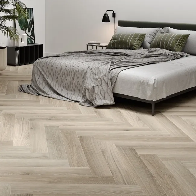 Civic Grey Wood Effect Anti Slip Porcelain Tile 90x15cm