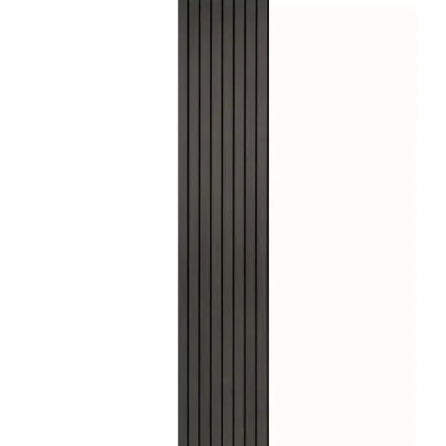 Trepanel® Noir Black Wide Slat Acoustic Wood Wall Panels
