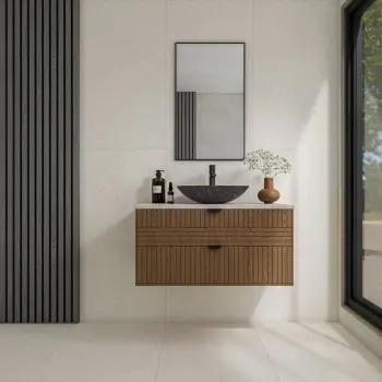 Everest White Marble Effect Matt Porcelain Tile 120x60cm