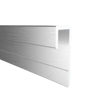 4.5mm TrueTouch Brushed Polished Silver End Cap Trim
